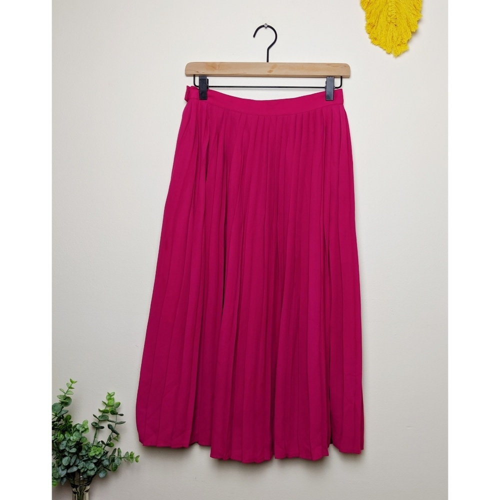 ModCloth | Fuchsia Pink Midi Skirt